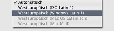 Apple Mail Windows Text-Codierung